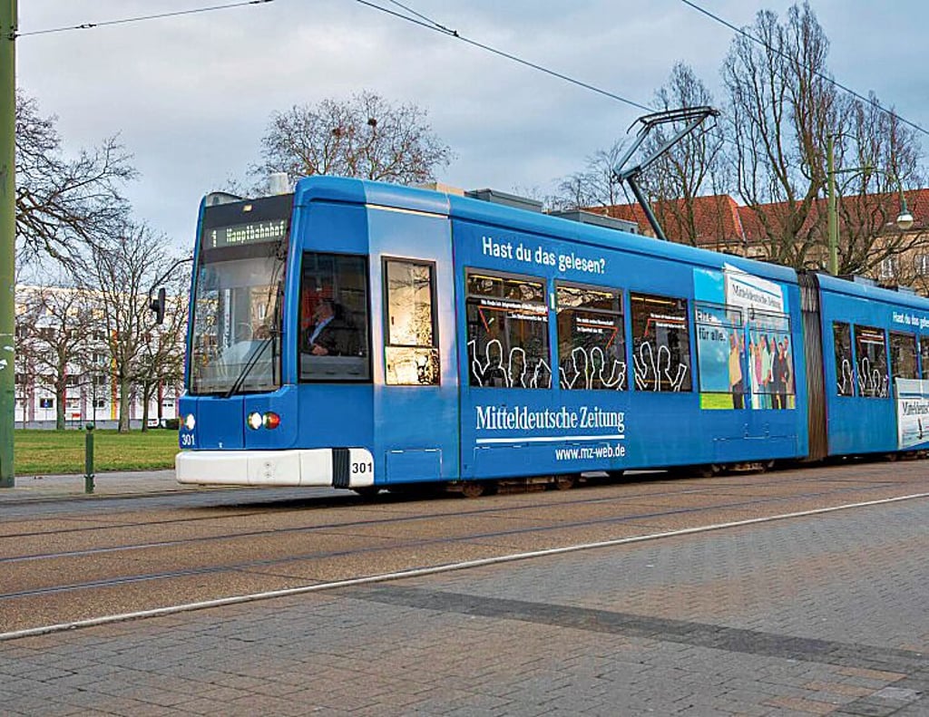Straßenbahn der DVG in Dessau