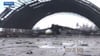 Von der Antonow AN-225 ist nur noch ein Wrack übrig.
