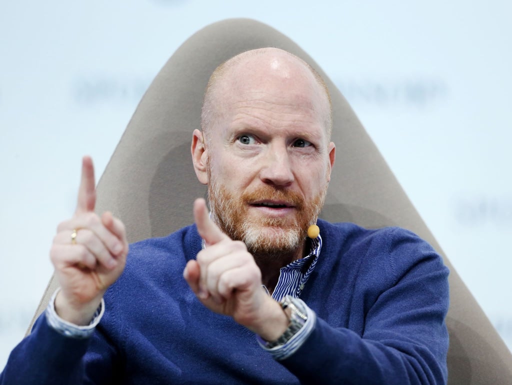 Matthias Sammer, Berater von Borussia Dortmund, beantwortet auf der Sportmesse Spobis Fragen eines Moderators.