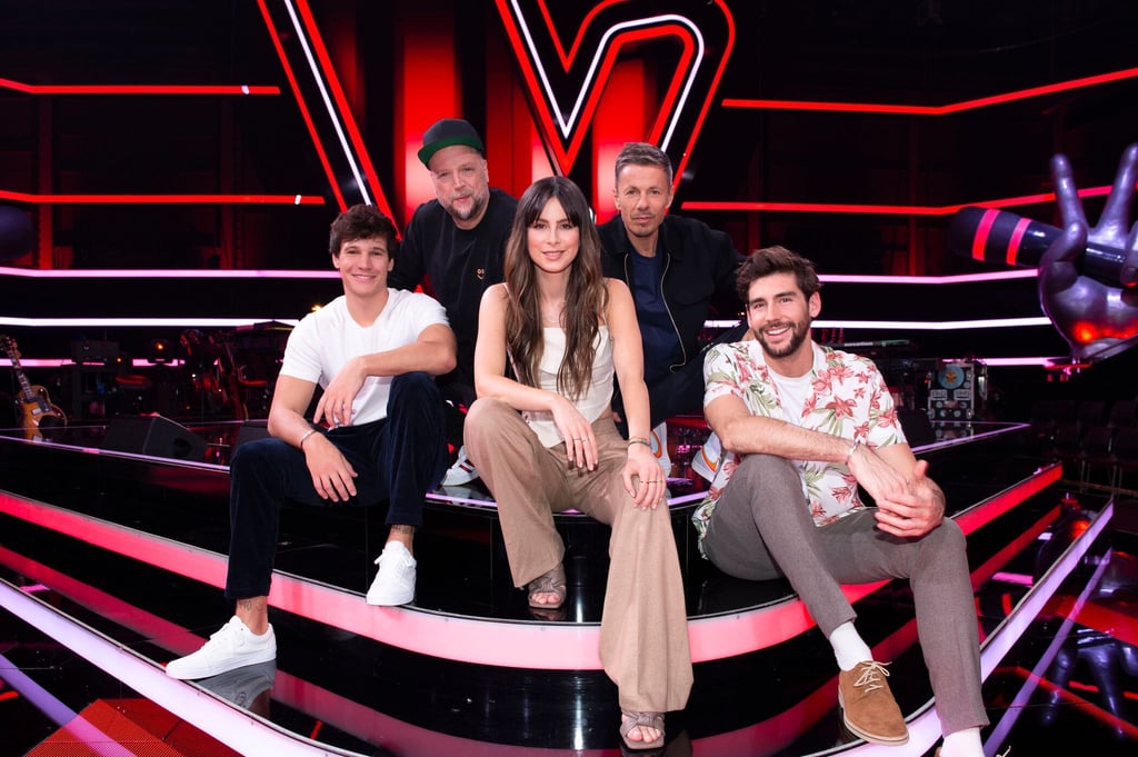 Wincent Weiss (l-r), Smudo, Lena Meyer-Landrut, Michi Beck und Alvaro Soler sind die Jury von „The Voice Kids“.