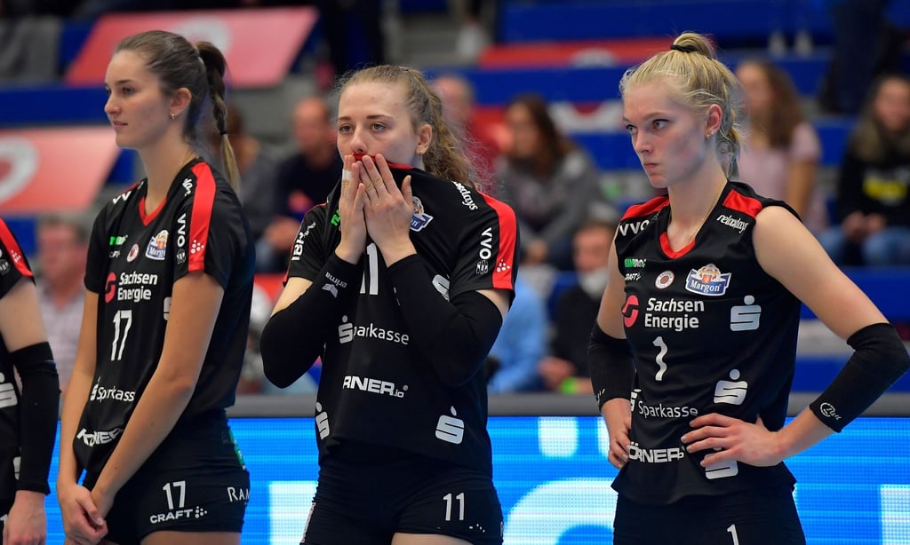 Bei den Frauen des Dresdner SC sind mehrere Corona-Fälle aufgetreten.