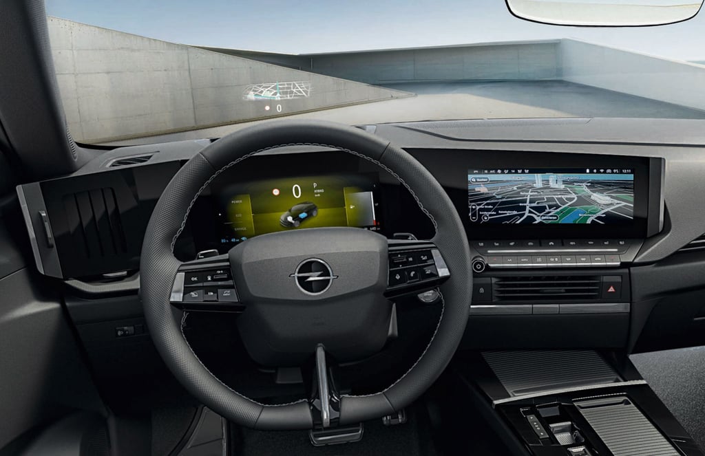 Display im neuen Opel Astra