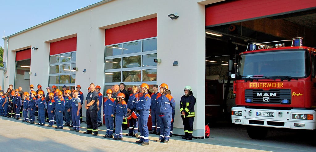 Das Feuerwehrhaus Bittkau (Foto), das Ende 2020 fertiggestellt wurde, dient als Vorlage für das neu geplante in Lüderitz. Letzteres soll allerdings eine Fahrzeughalle mehr bekommen.