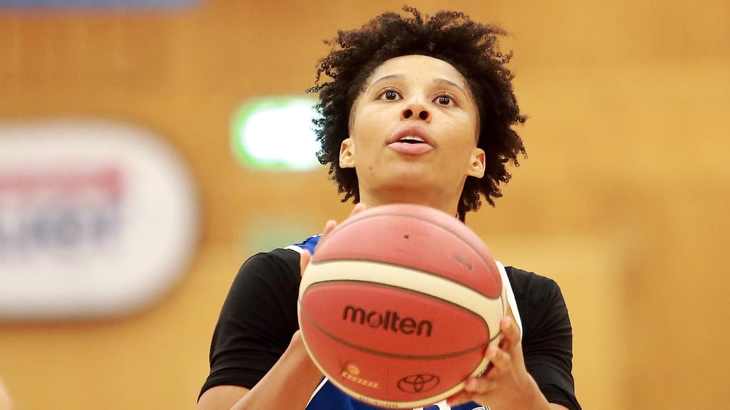 Deeshyra Thomas hielt die Lions in Wasserburg im Spiel.