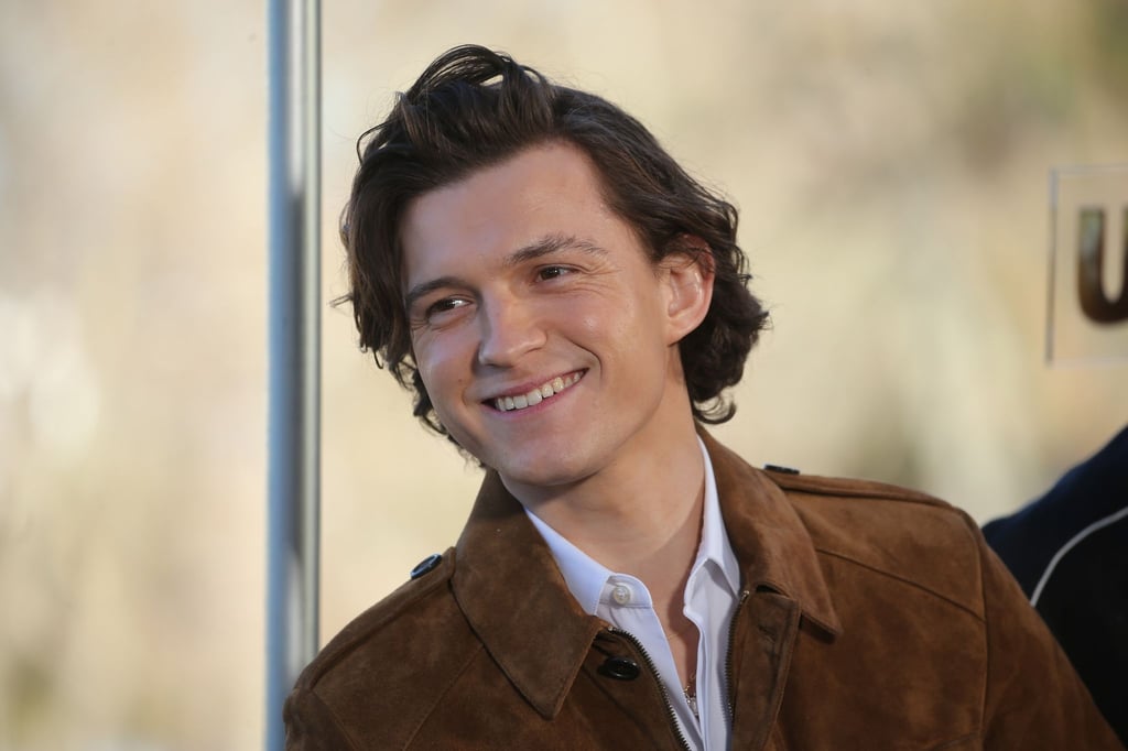 Tom Holland bei der Präsentation des Films „Uncharted“ in Madrid.