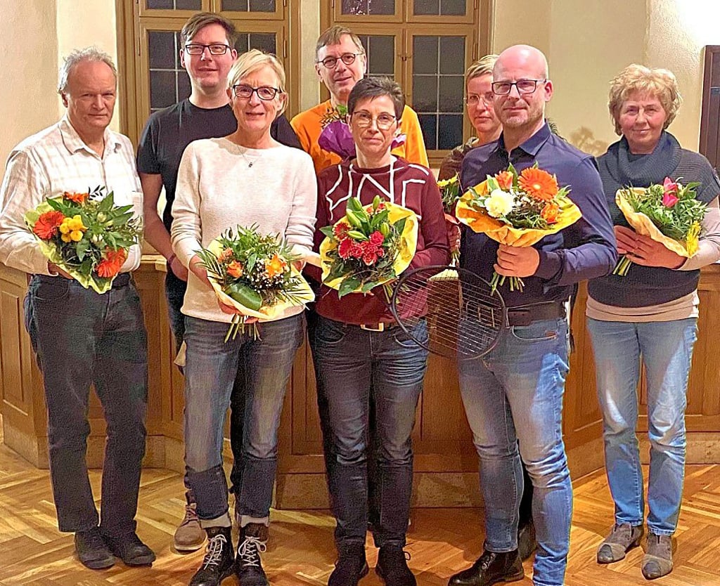 Der neue Vorstand der SG  Einheit Stendal.