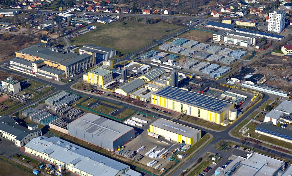Texplast (Mitte) hat seinen Sitz im Chemiepark Bitterfeld-Wolfen.