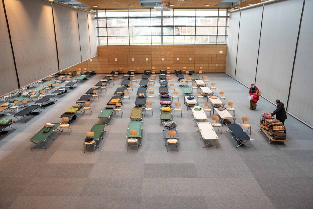 Die Flüchtlingsunterkunft im Berufsschulzentrum nimmt ab dem Wochenende Flüchtlinge rund um die Uhr auf.