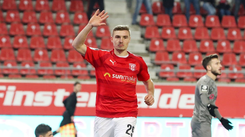 Elias Huth schoss bereits wichtige Tore für den Halleschen FC.
