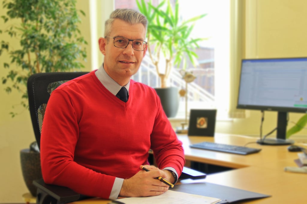 Matthias Treu, Fachbereichsleiter Bürgerdienste und Bauwesen im Verwaltungsamt der Verbandsgemeinde Obere Aller.