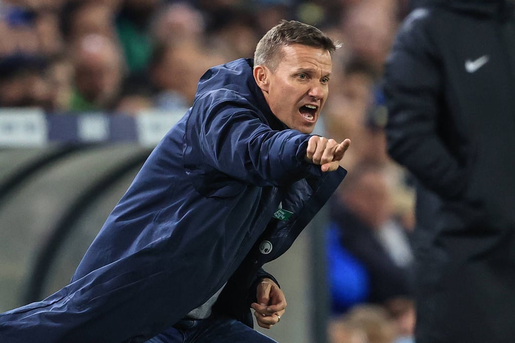 Engagiert an der Seitenlinie: Leeds-Coach Jesse Marsch.