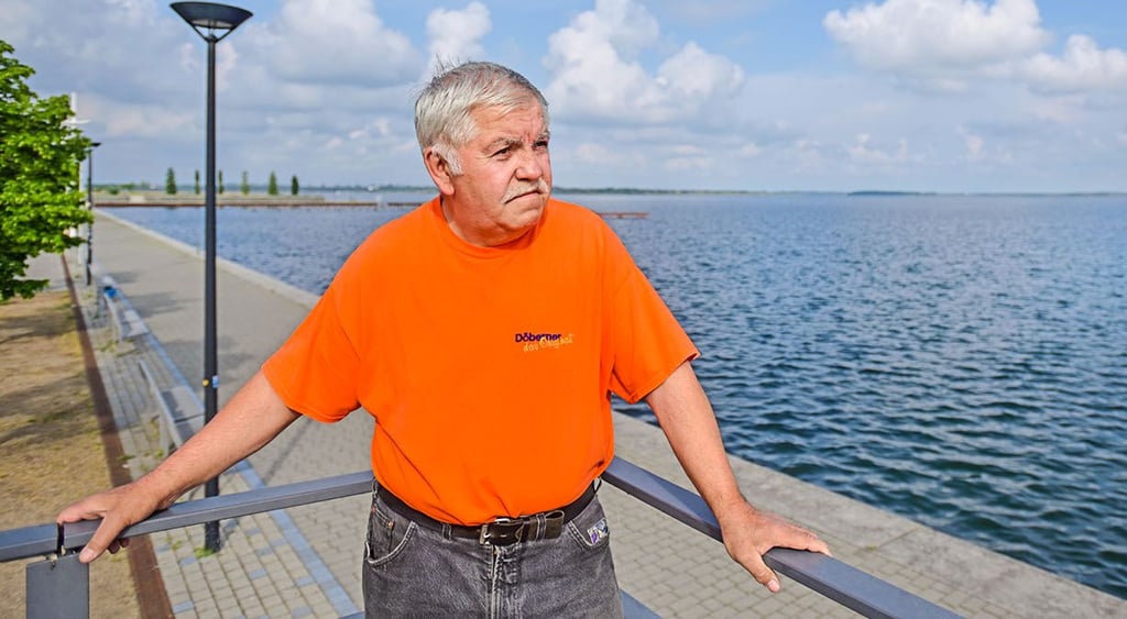 Eckhard Füssel ist oft an der Goitzsche unterwegs. Er stammt aus Döbern.