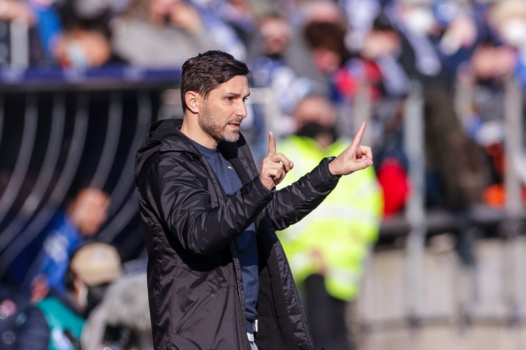 Stefan Leitl.glaubt an eine Überrschung gegen RB Leipzig.