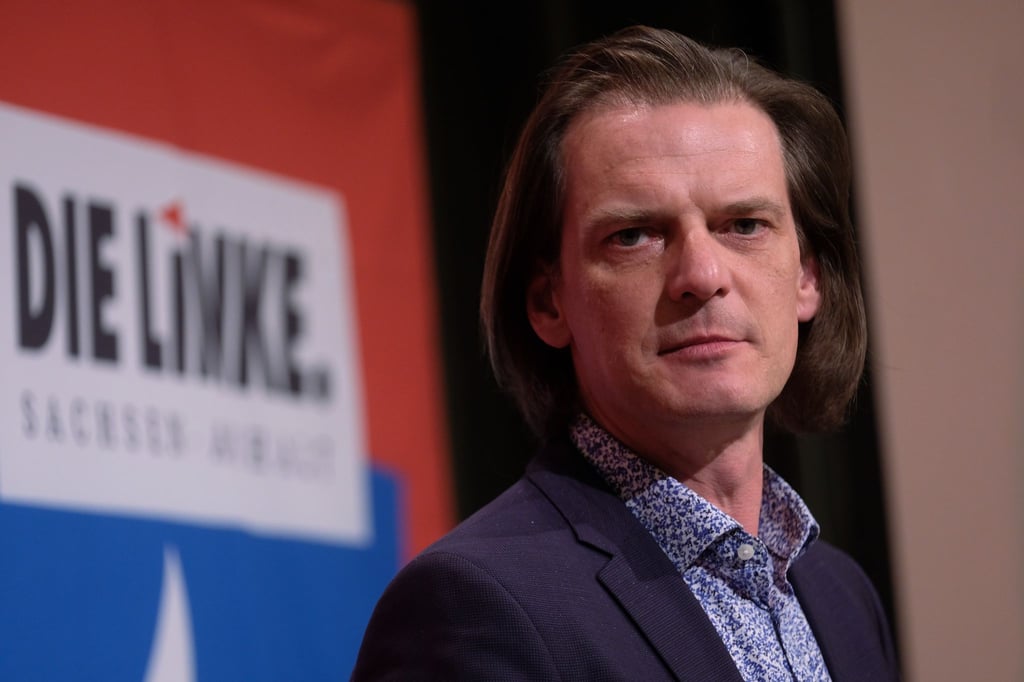 Stefan Gebhardt, Landesvorsitzender der Partei die Linke in Sachsen-Anhalt.