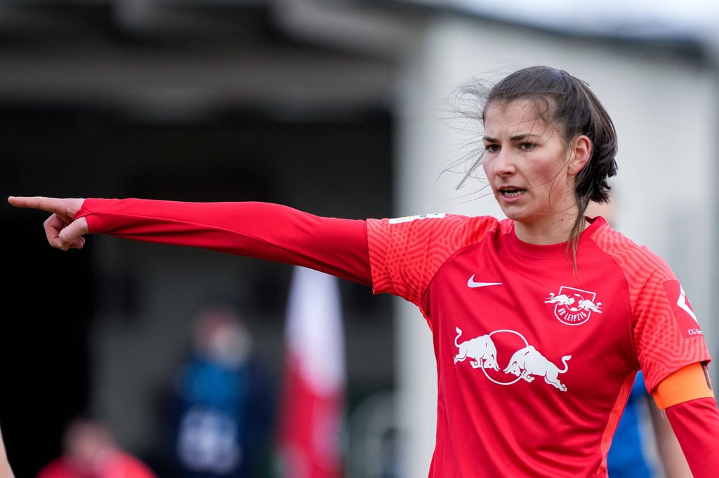 Johanna Kaiser traf in der 90. Minute zum 2:3 für RB Leipzig.