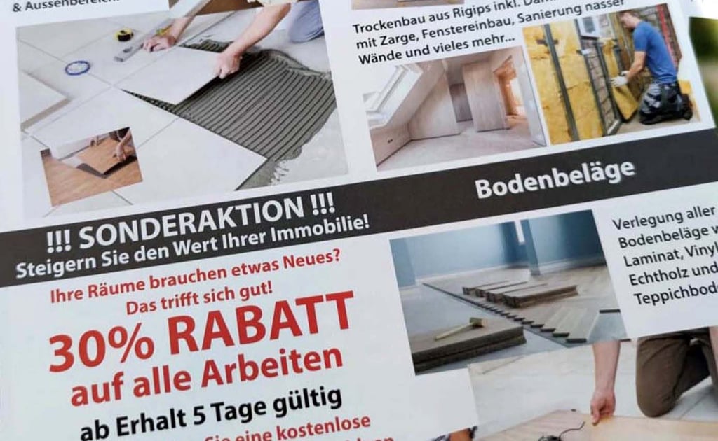 Immer wieder landet Werbung, die fette Rabatte verspricht, in Ascherslebener Briefkästen.