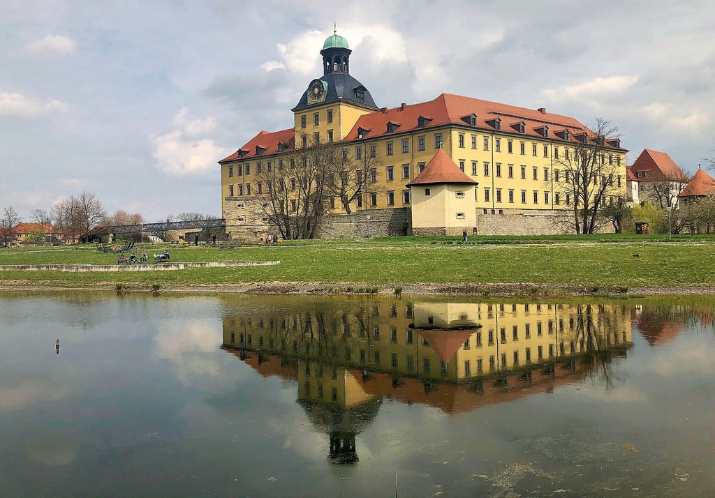 Der Schlosspark Moritzburg Zeitz vor dem Saisonstart: Am 1. April geht es los.