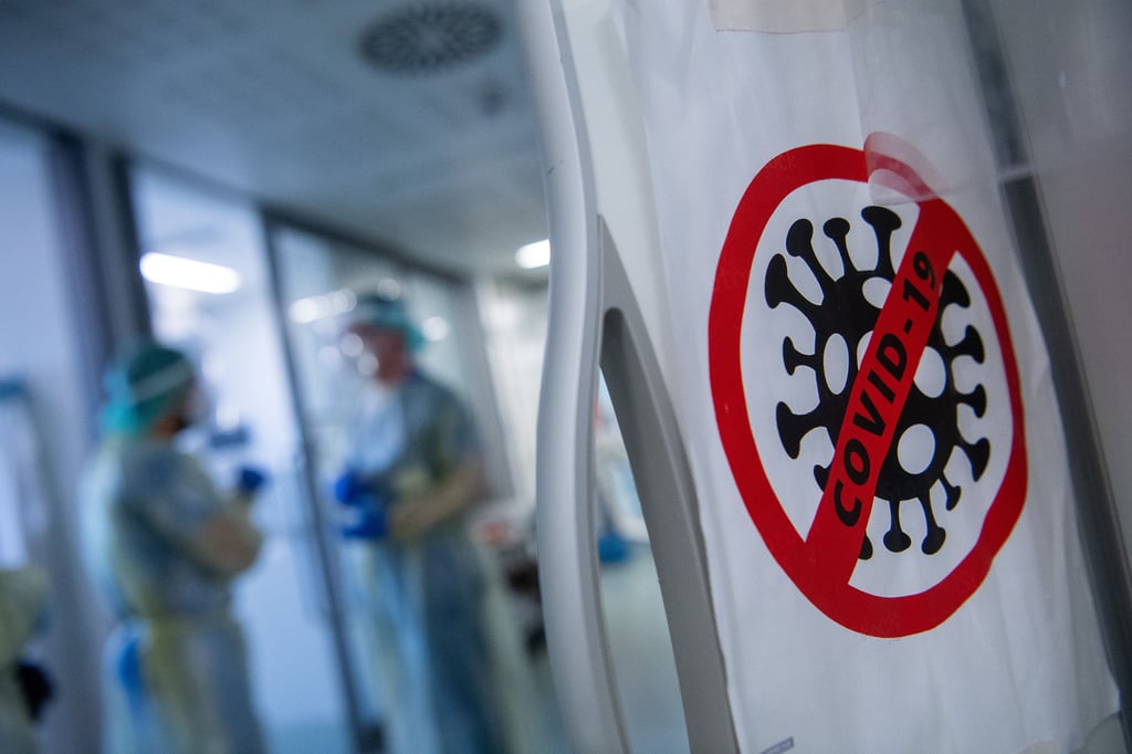 Eine Corona-Station in einem Krankenhaus (Symbolbild)