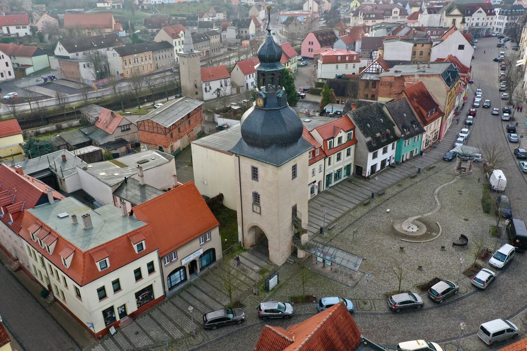 Blick auf das Saigertor