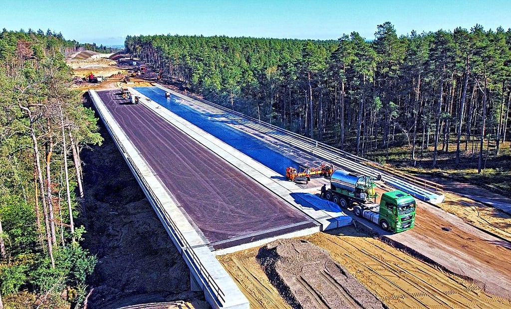 Auch an der Baustelle der A14 bei Lüderitz im Landkreis Stendal soll es in diesem Jahr weitergehen.