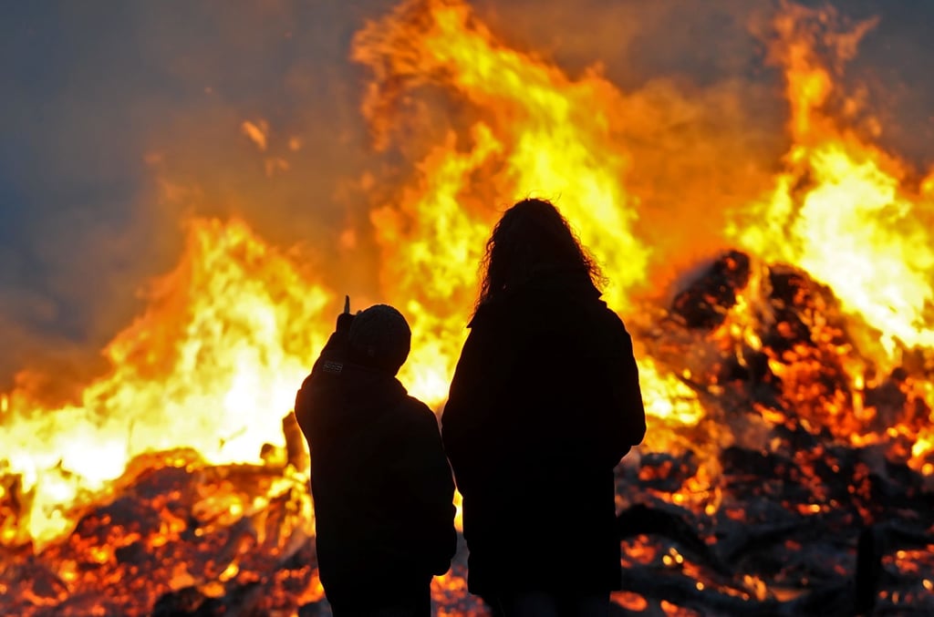 Osterfeuer (Symbolfoto)
