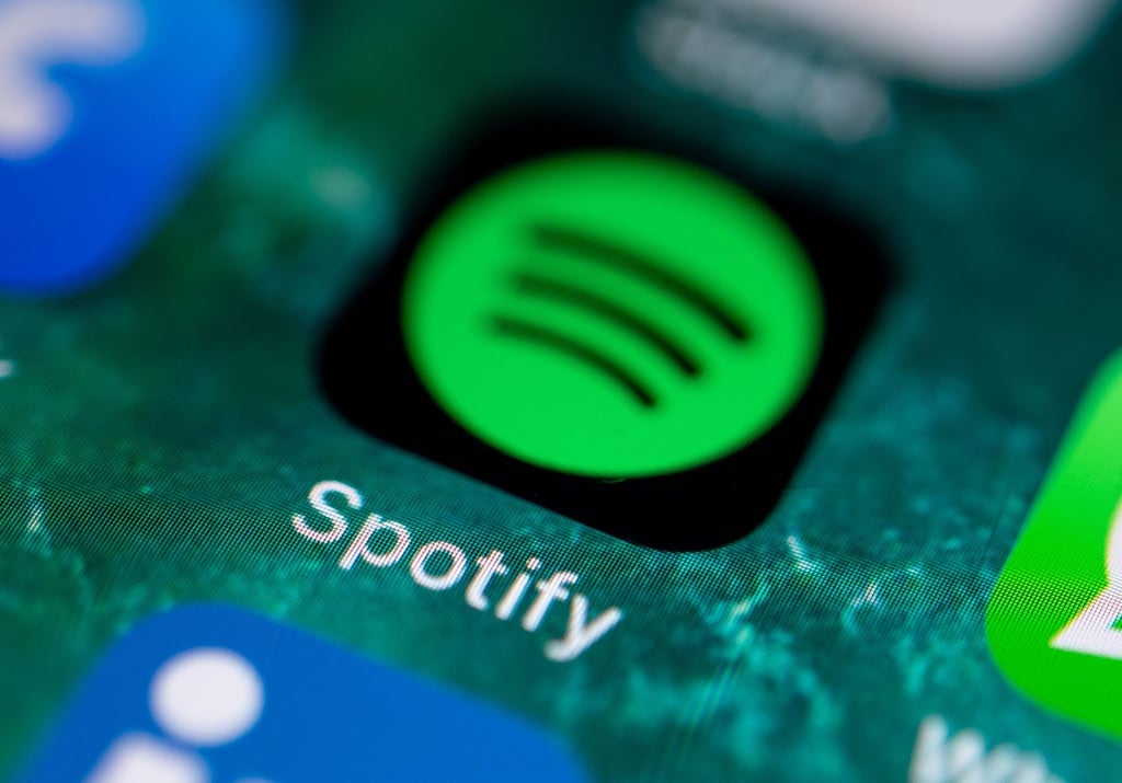 Nutzer meldeten am Dienstag Probleme mit der App von Spotify.