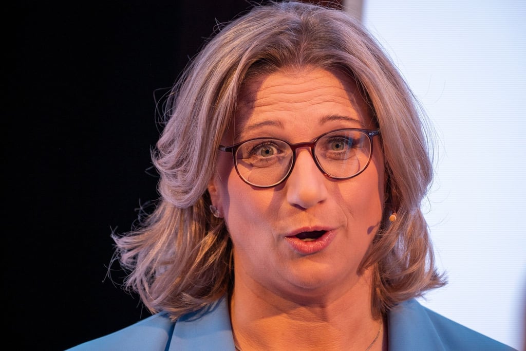 Anke Rehlinger (SPD) shofft auf einen Wahlsieg.