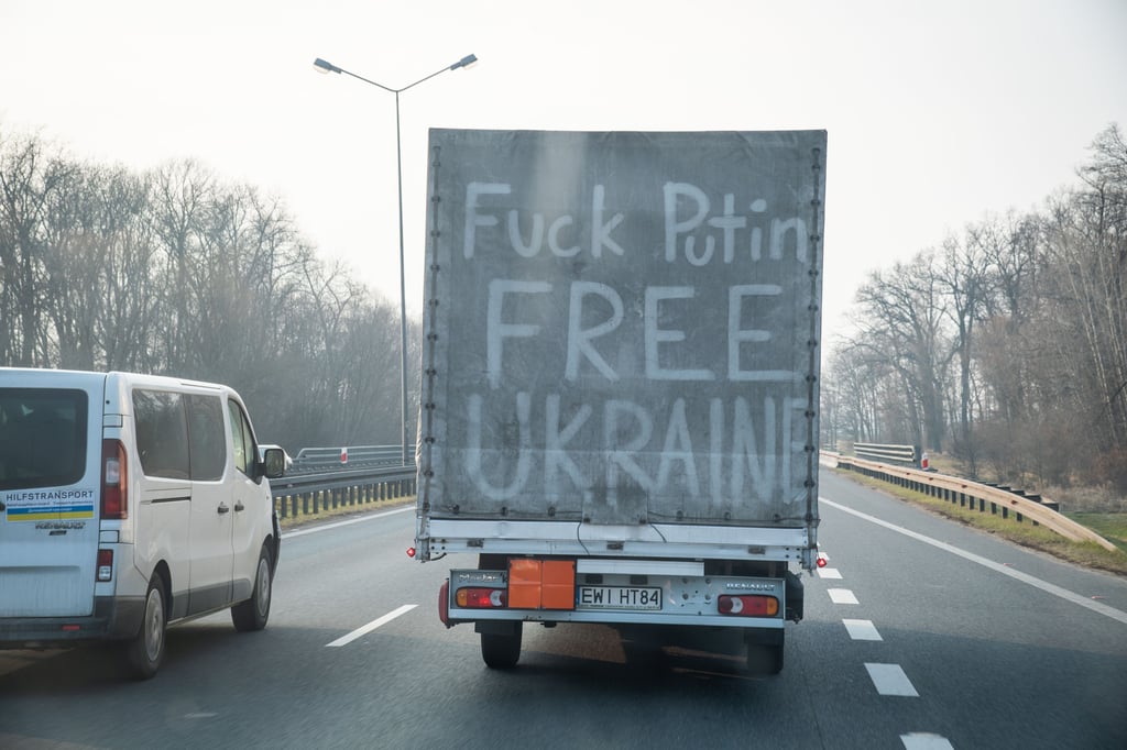 Klare Botschaft unterwegs.