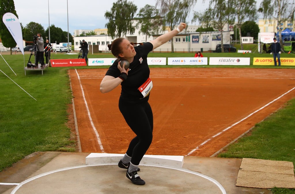 Jule Steuer vom SCM bereitet sich nun auf die Freiluft-Saison vor, die am 21. Mai für sie bei den Halleschen Werfertagen beginnt.
