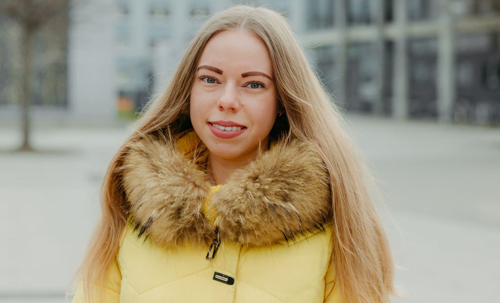 Olha Sukhanova ist Doktorandin an Uni Magdeburg. Sie forscht - und sie hilft ihren Landsleuten beim Ankommen in Magdeburg.