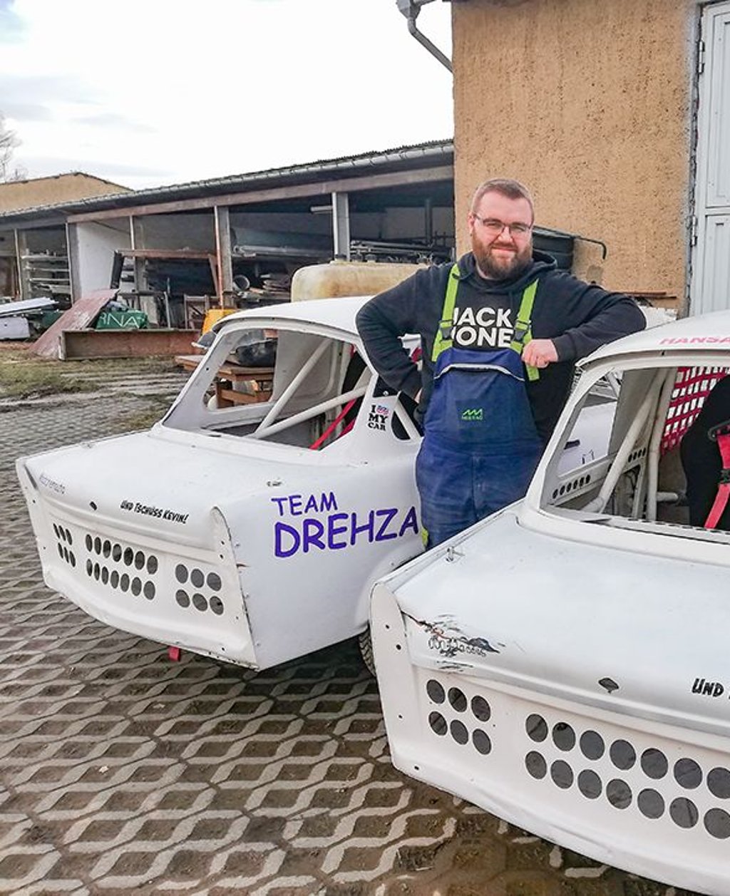 Das Team Drehzahljäger- - hier Daniel Kröller - gehört seit Jahren zu den Startern der Trabi-Rallye.