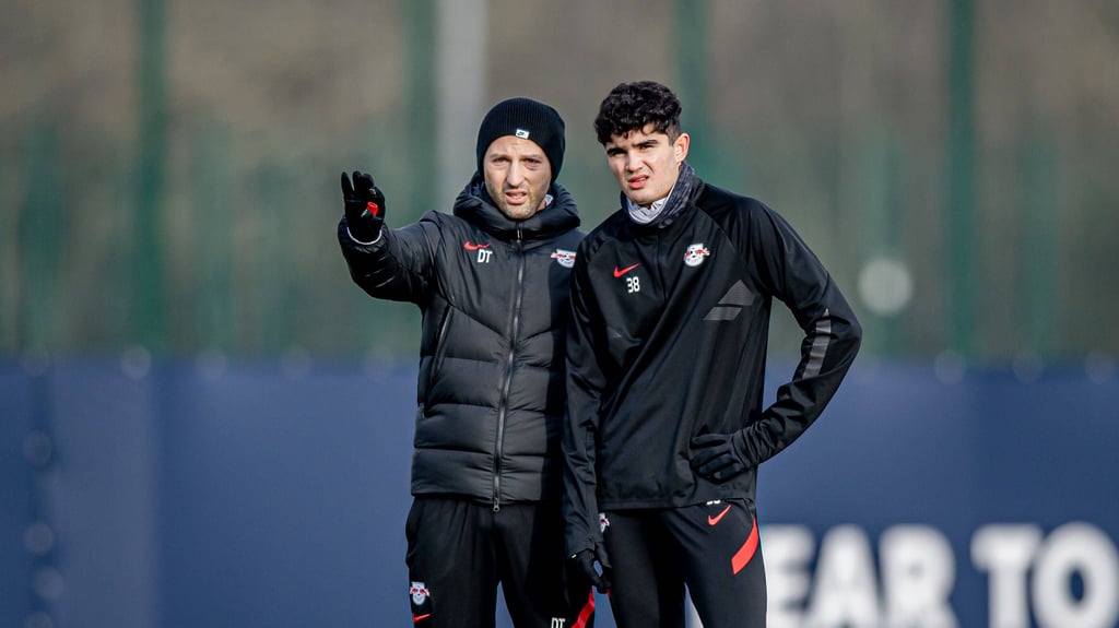 Domenico Tedesco und Hugo Novoa.