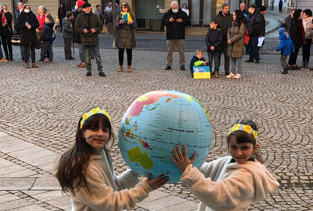 Die Menschen in der Egelner Mulde stehen an der Seite der Ukraine.