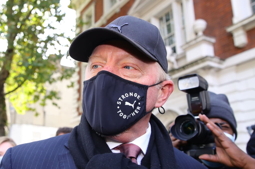 Ex-Tennisprofi Boris Becker bei seiner Ankunft vor einem Londoner Gericht.