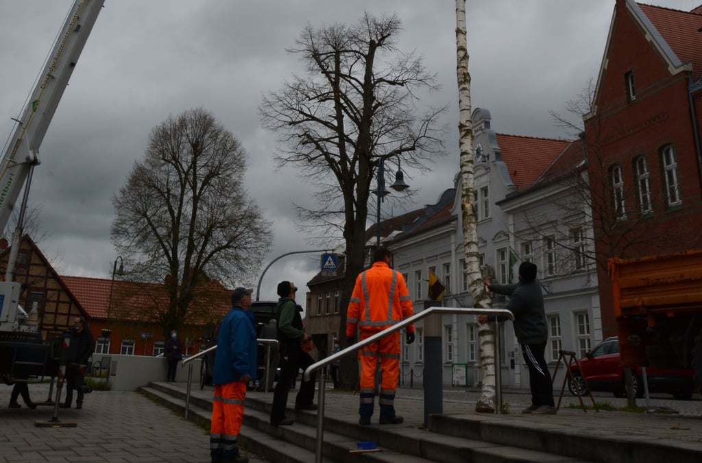Der Maibaum soll wieder aufgestellt werden.