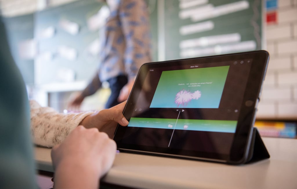 Das Internationale Stiftungsgymnasium in Magdeburg wird bei der Digitalisierung der Bildung gefördert.