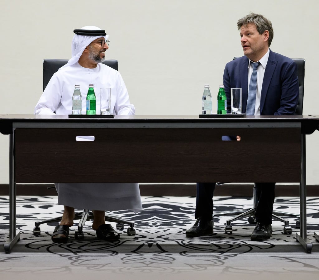 Wirtschaftsminister Robert Habeck führt in den Vereinigten Arabischen Emiraten (VAE) Gespräche über mögliche Energieimporte.