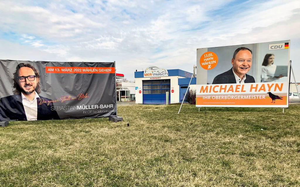 Sebastian Müller-Bahr und Michael Hayn treten am 27. März in der Stichwahl gegeneinander an.