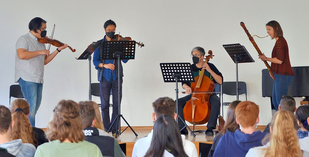 Barockmusik von Georg Philipp Telemann interpretiert von vier amerikanischen Musikern von „Tempesti di Mare“ aus Philadelphia.