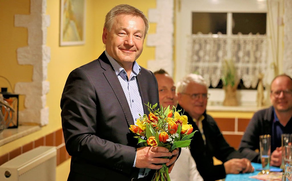 Michael Bedla freute sich über ein eindeutiges Ergebnis. Er wird am 28. Juli das Bürgermeisteramt antreten.