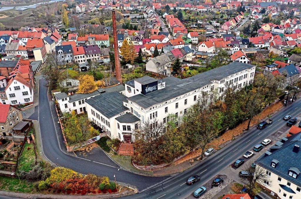 Das ehemalige Bergbaukrankenhaus in der Kasseler Straße in Eisleben.