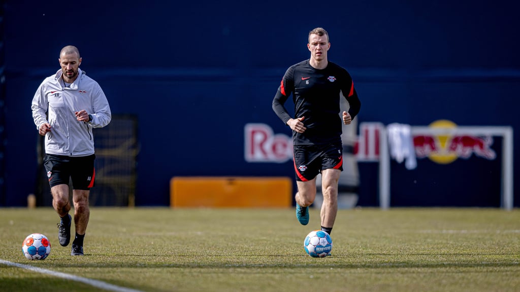 Lukas Klostermann konnte am Mittwoch noch nicht wieder im Teamtraining mitmachen.