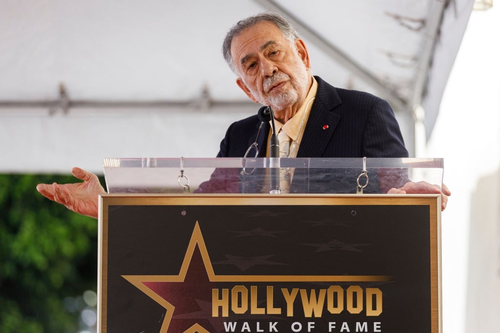 Francis Ford Coppola hat jetzt einen Stern auf dem Hollywood Walk of Fame.