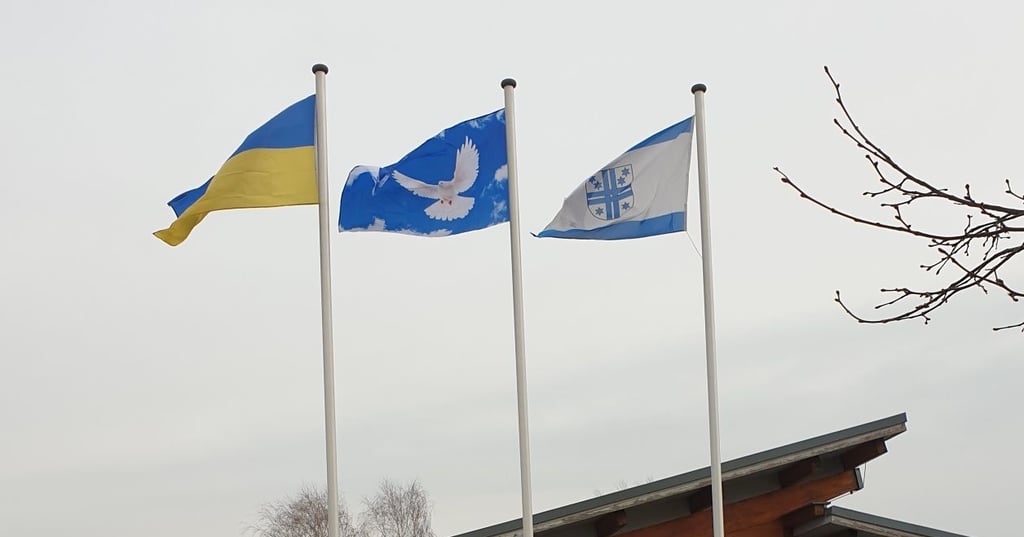 Aufregung um Ukraine-Flagge vor Verwaltungsamt in Möser