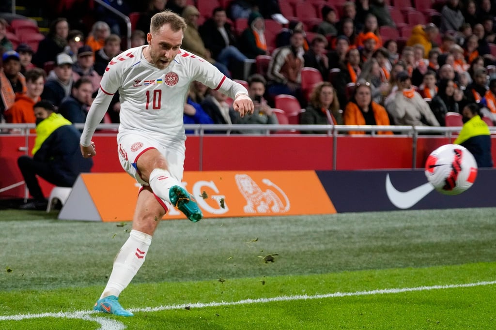 Christian Eriksen wurde im Test gegen die Niederlande zur zweiten Halbzeit eingewechselt.