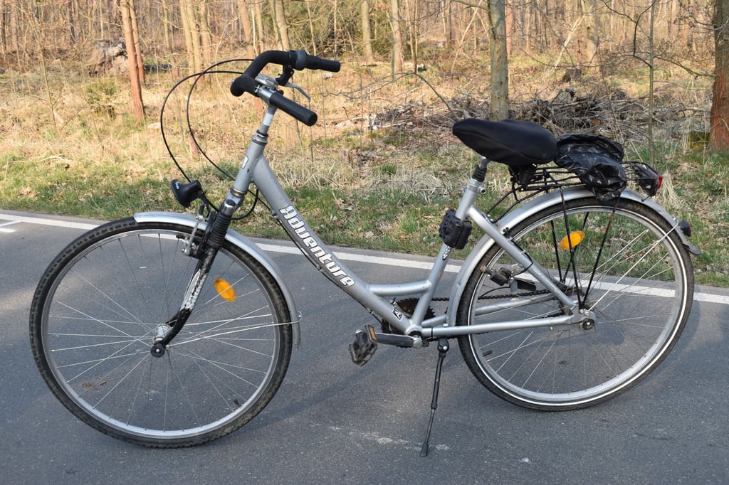 Mit diesem Fahrrad war der Unbekannte unterwegs.