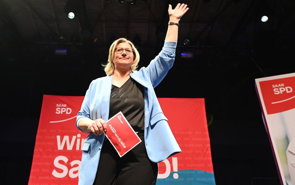 Anke Rehlinger hat die Wahl im Saarland für die SPD klar gewonnnen.