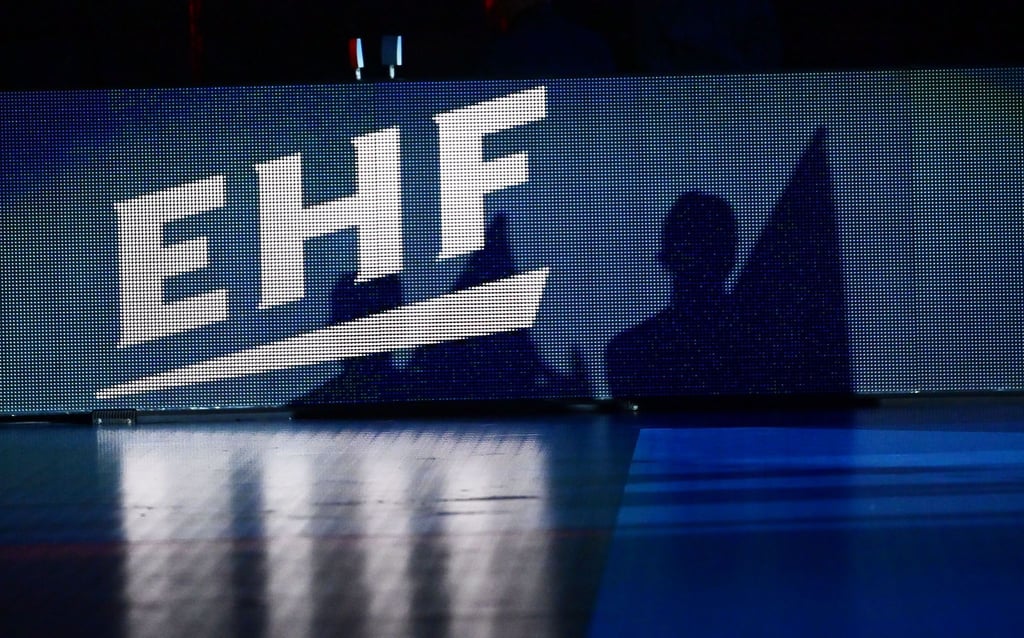 Das Logo der Europäischen Handball-Föderation (EHF).