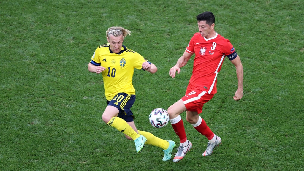 Mit Schweden gewann Emil Forsberg zuletzt zweimal gegen Robert Lewandowskis Polen, folgt nun die Revanche?