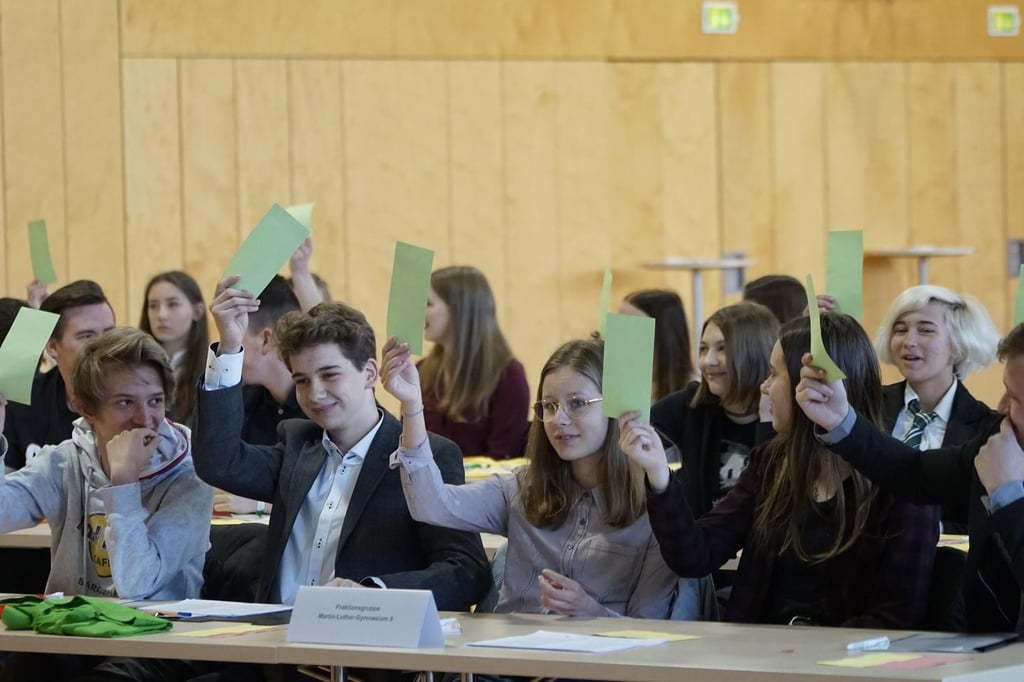 Archivbild - Der Jugendkreistag 2019 in der Sangerhäuser Mammuthalle.